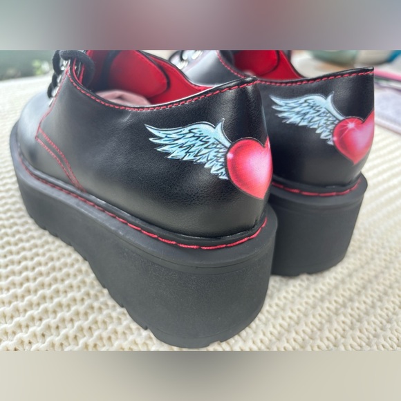 New Without Box Delia’s Talk Is Cheap Platform Oxfords, Size 7M - Picture 10 of 16